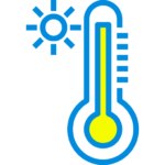 thermometer (1) heating icon